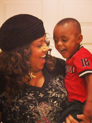 Kym Whitley and her son
