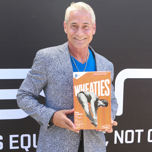 Olympic Gold Medalist Greg Louganis at Skins Presents Greg Louganis’ Pre-ESPY Awards Wheaties Breakfast for Champions at The Starving Artists