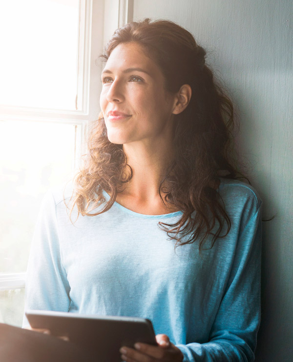 woman-reflecting